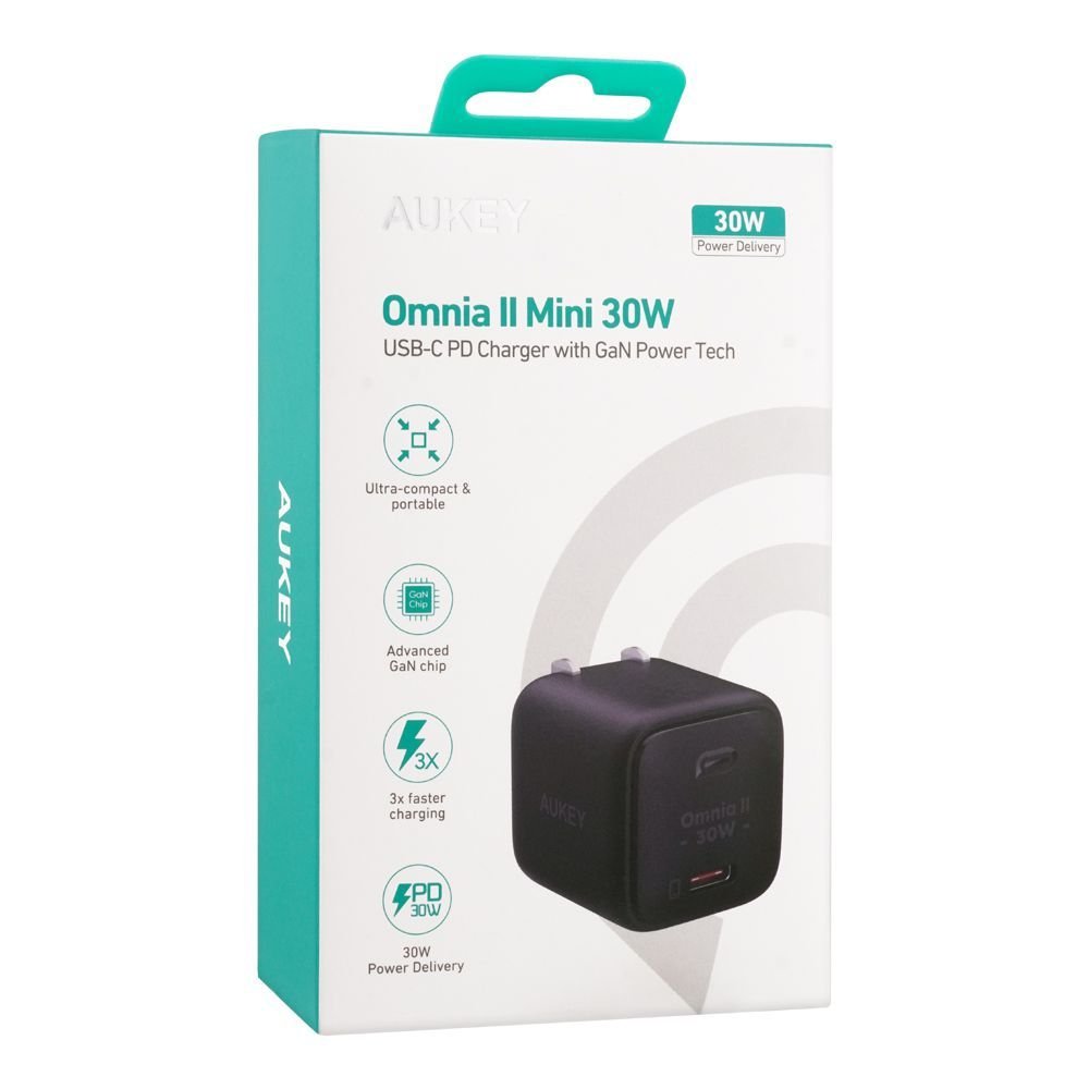 AUKEY Omnia Mini 20W USB-C PD Fast Charger - Ultra Compact Power Adapter