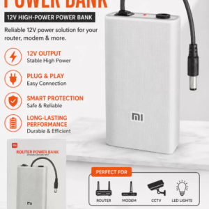 outer Power Bank UPS for WiFi Router & ONU | Uninterrupted Internet Backup | 20,000 maH