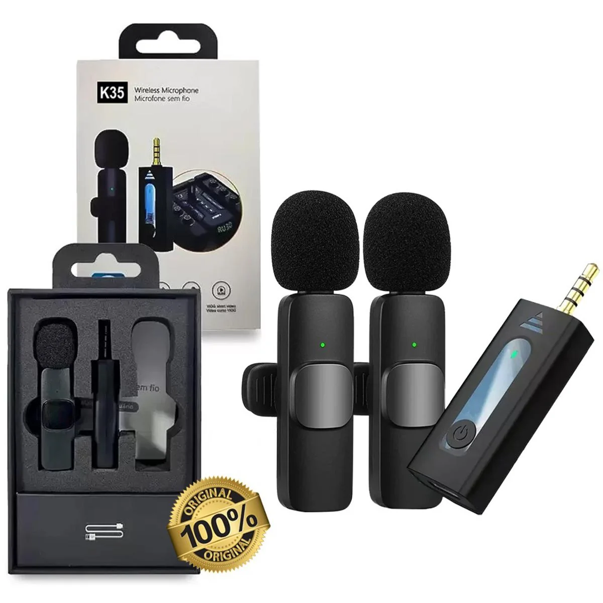 K95 Wireless Microphone 3-in-1 | Dual Mic System Pakistan - Image 6