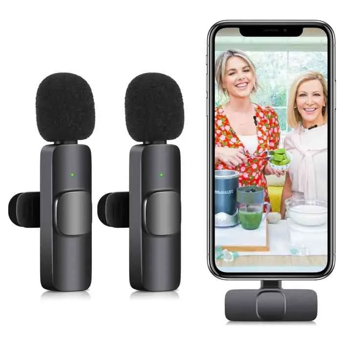 K95 Wireless Microphone 3-in-1 | Dual Mic System Pakistan - Image 2