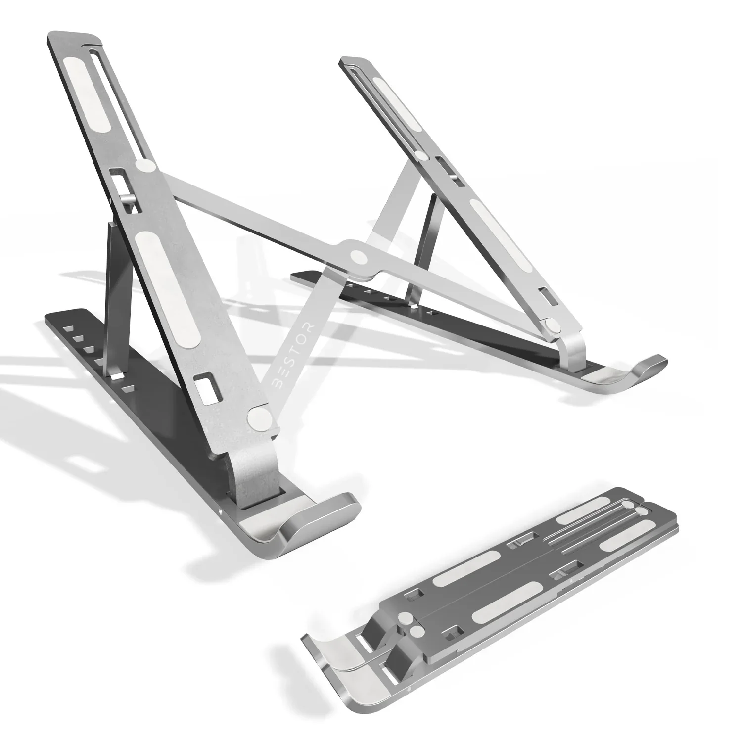 Portable Foldable Laptop Stand Aluminum | Adjustable Ergonomic Stand Pakistan - Image 2