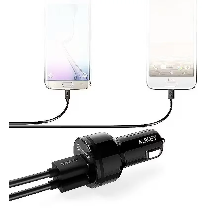 AUKEY Enduro Series 48W Car Charger - USB-C PD 30W Fast Charging - Image 2