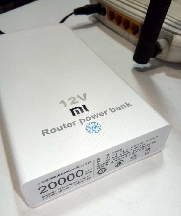 outer Power Bank UPS for WiFi Router & ONU | Uninterrupted Internet Backup | 20,000 maH - Image 2