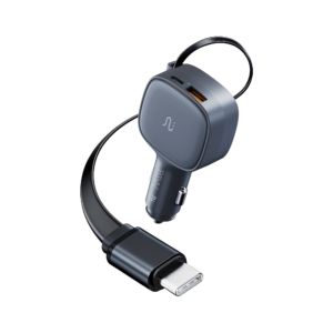 TAAR - OMI 81W PD Car Charger with Retractable USB-C Cable