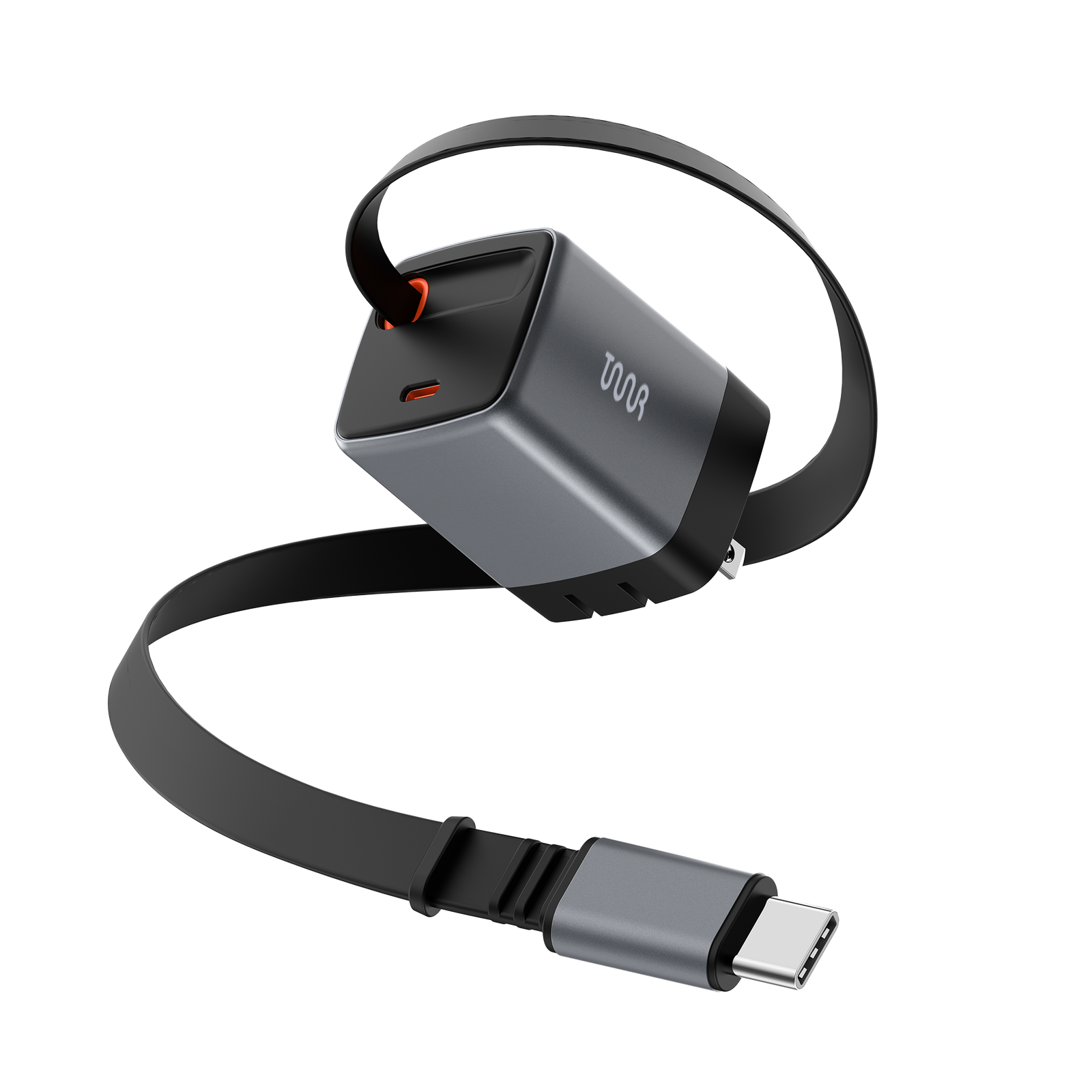 TAAR - OMI 45W GaN Charger with Retractable USB-C Cable - Image 3
