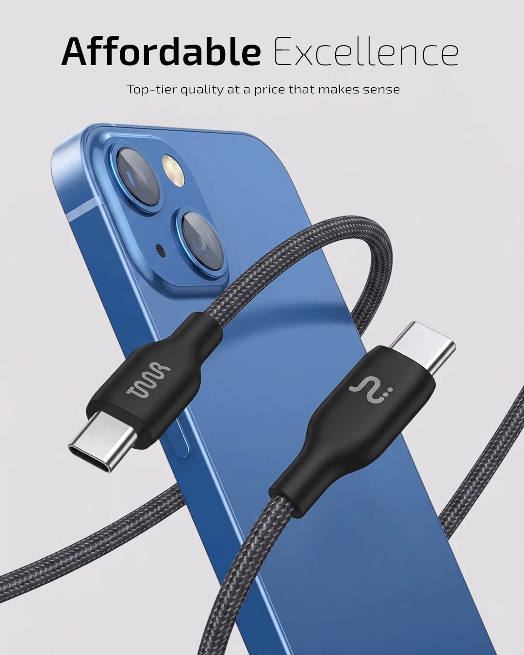 TAAR - Prime Plus 60W USB-C to USB-C Cable - Image 2
